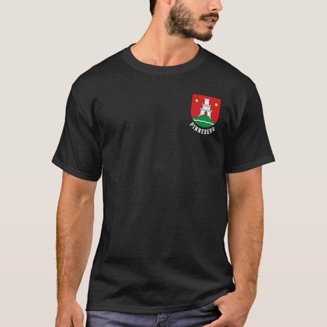T-shirt Armoiries de Pinneberg, Allemagne (Devant)