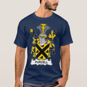 T-shirt Armoiries de Purcell Armoiries de famille Crest