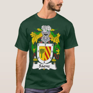 T-shirt Armoiries de Saenz Famille Crest