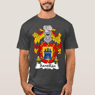 T-shirt Armoiries de Santillan Crest de la famille