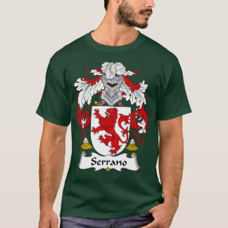 T-shirt Armoiries de Serrano Armoiries de la famille Crest