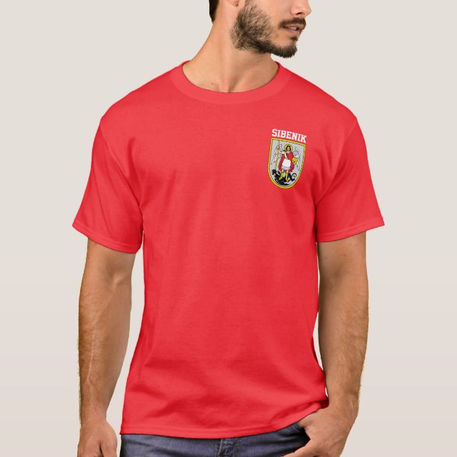 T-shirt Armoiries de Šibenik - Croatie (Devant)
