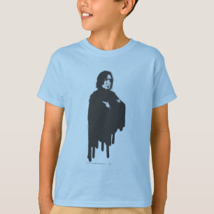 T-shirt Armoiries de Snape Severus croisées B-W