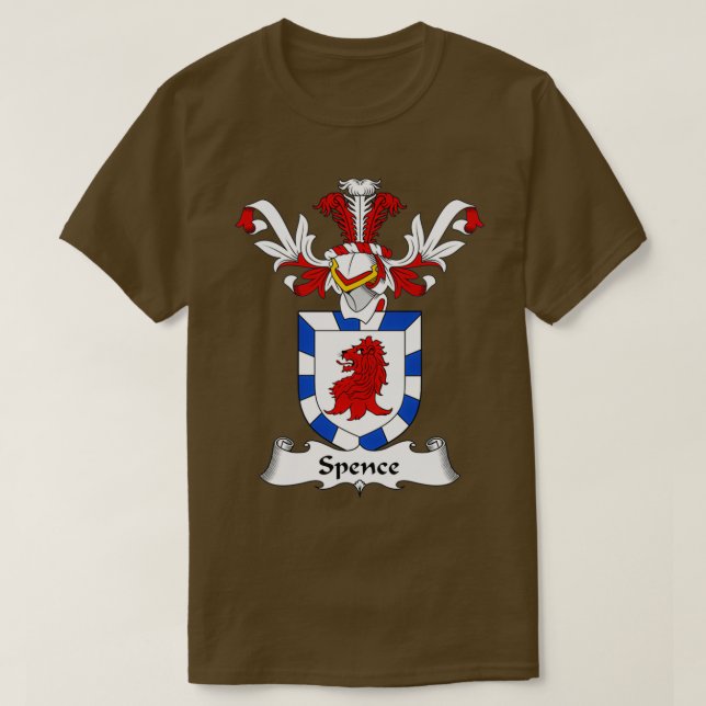 T-shirt Armoiries de Spence Armoiries de la famille Crest (Design devant)