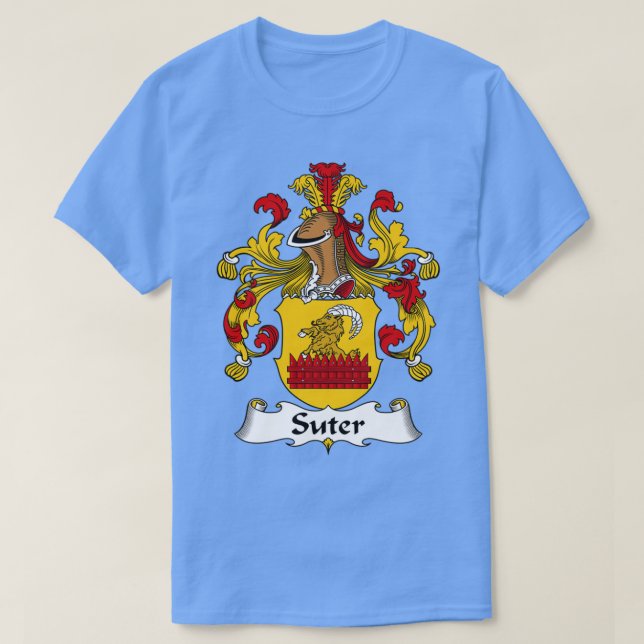 T-shirt Armoiries de Suter Crest Family Crest (Design devant)