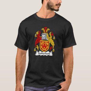T-shirt Armoiries de Sutherland Sutherland Family Crest