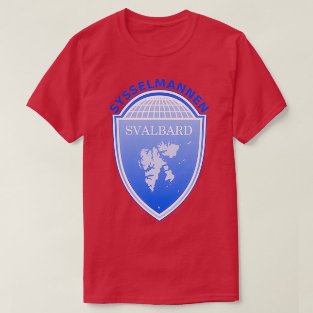 T-shirt Armoiries de Svalbard (Design devant)
