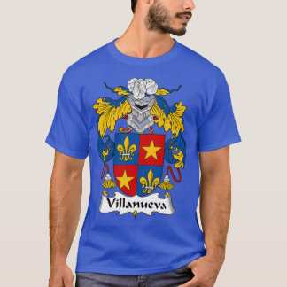 T-shirt Armoiries de Villanueva Famille Crest