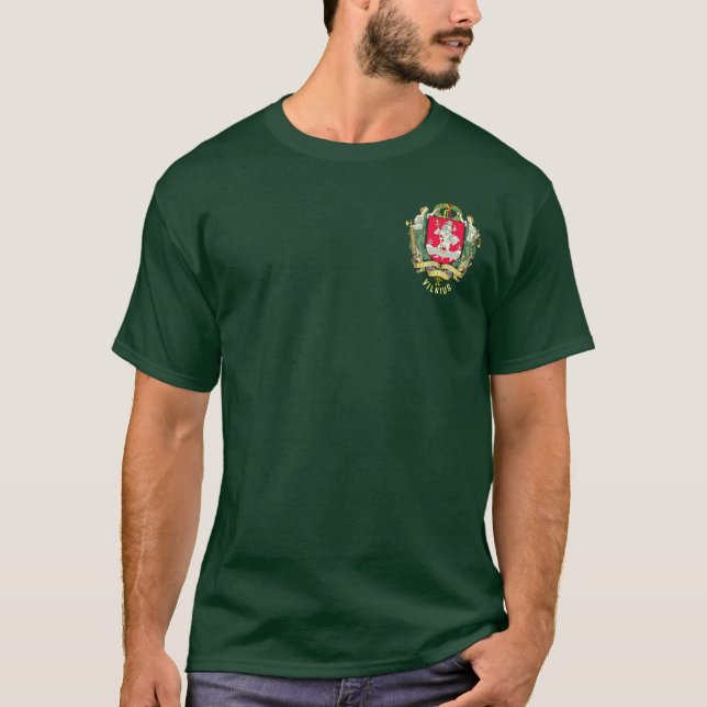T-shirt Armoiries de Vilnius - LITUANIE (Devant)