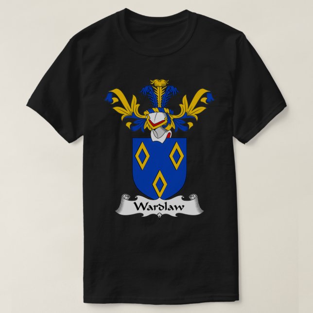 T-shirt Armoiries de Wardlaw Armoiries de la famille Crest (Design devant)