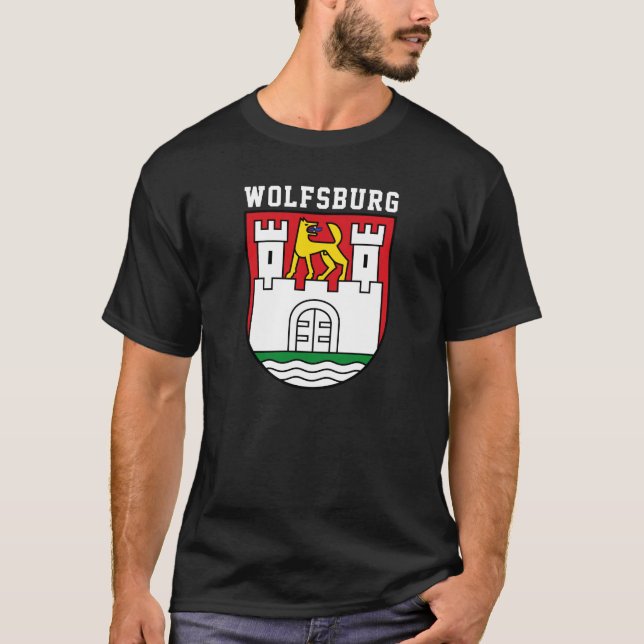 T-shirt Armoiries de Wolfsburg, Allemagne (Devant)