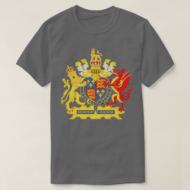 T-shirt Armoiries d'Elizabeth II (Design devant)