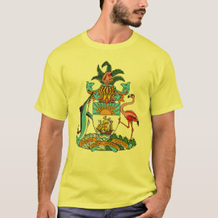T-shirt Armoiries des Bahamas (Nassau, Freeport, West End)