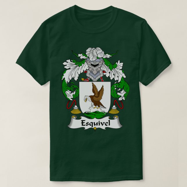 T-shirt Armoiries d'Esquivel Armoiries d'une famille (Design devant)