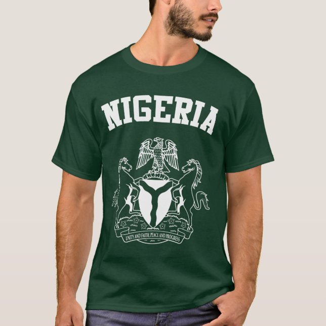 T-shirt Armoiries du Nigéria (Devant)