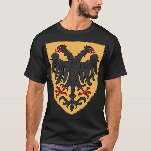 T-shirt Armoiries Du Saint Empire Romain Double-Tête (Devant)