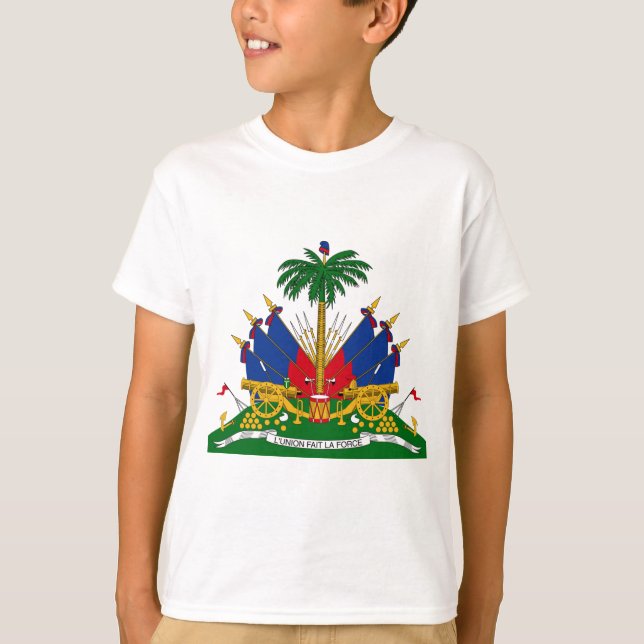 T-shirt Armoiries haïtiennes (Haïti) (Devant)