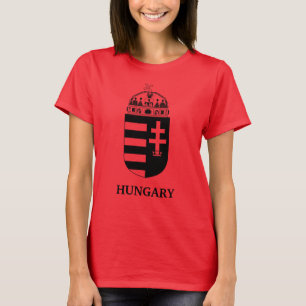 T-shirt Armoiries hongroises Art monochrome contemporain