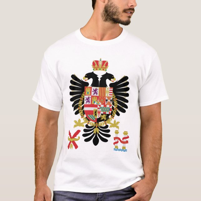 T-shirt Armoiries impériales de CARLOS V (Devant)