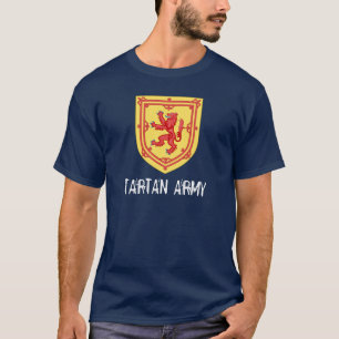 T-shirt Armoiries royales de l'armée tartane écossaise T