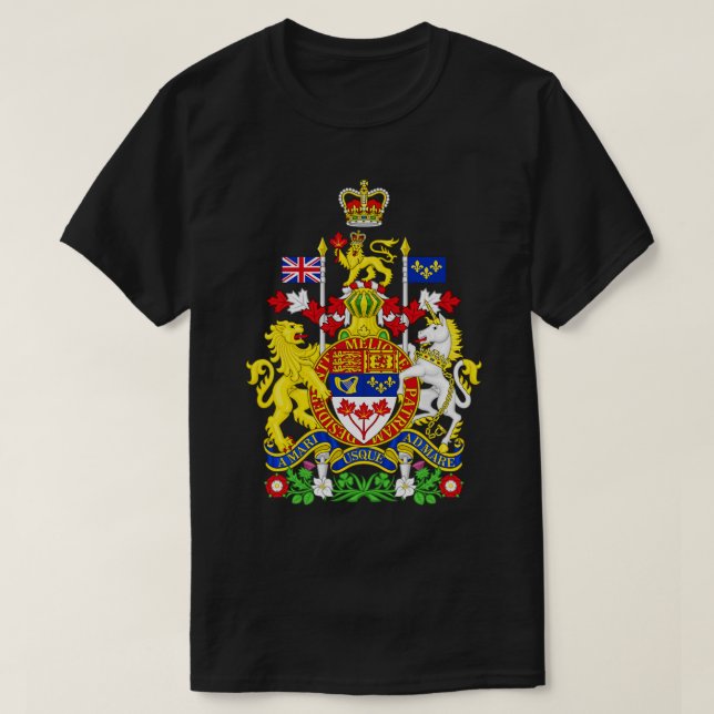 T-shirt Armoiries royales du Canada (Design devant)