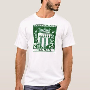 T-shirt Armoiries vintages de Rennes, France