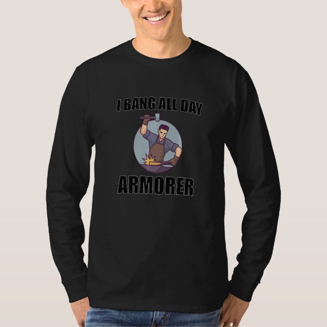 T-shirt Armorer with Anvil   (Devant)