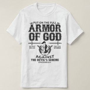 T-shirt armure de dieu