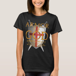T-shirt Armure De Dieu Éphésiens Bible Verse Religieux Chr