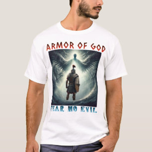 T-shirt Armure de Dieu N'ayez Pas Peur du Mal Conception C