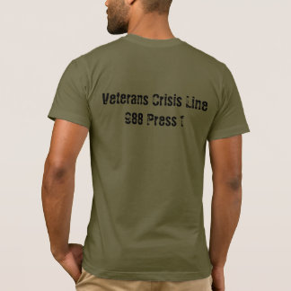 T-shirt Army Green Opération Casquette de Tee Mind Shield