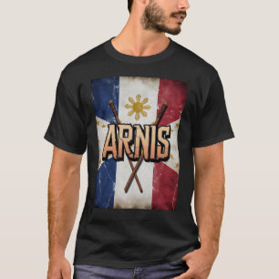 T-shirt Arnis Arts Martiaux Philippins Tee Vintage Escrima