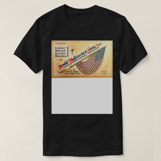 T-shirt Arnold Migliaccio Sons Inc (Design devant)