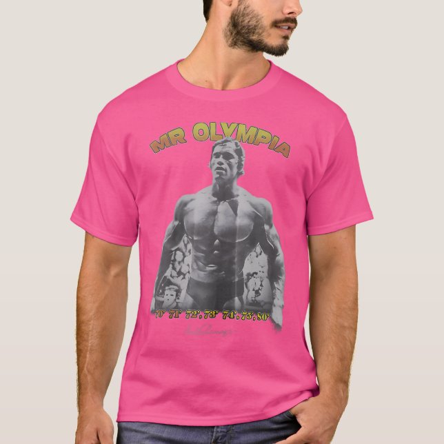 T-shirt Arnold Schwarzenegger 7 Heure M. Olympia (Devant)