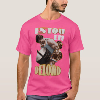 T-shirt Arnold Schwarzenegger Estou Em Deload
