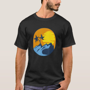T-shirt Aroace Pride Plage tropicale Aro Ace LGBT Aromanti