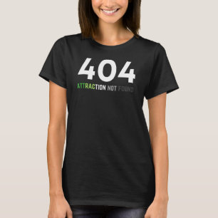 T-shirt Aromantic Pride 404 Attraction introuvable Aro LGB