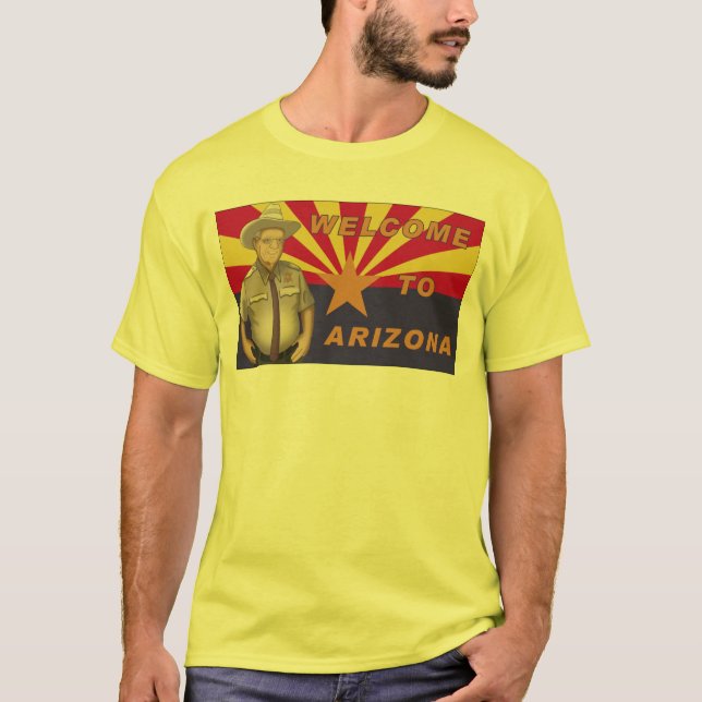 T-shirt Arpaio : Accueil vers l'Arizona (Devant)