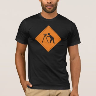 T-shirt Arpenteur de terre au travail