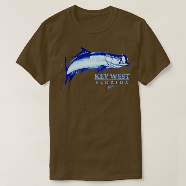 T-shirt Arpon JCombs Key West Florida  (Design devant)