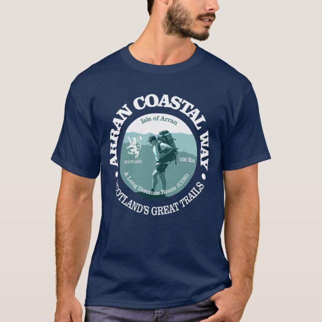 T-shirt Arran Coastal Way (T) (Devant)