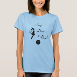 T-shirt Arrêt de quille et chemise de bowling pour femmes