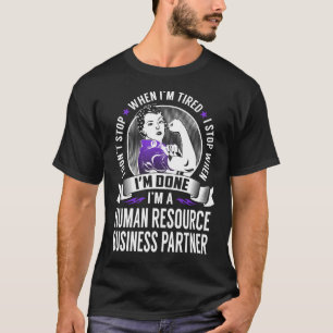 T-shirt Arrêt du partenaire commercial Ressources humaines