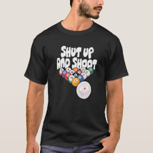 T-shirt Arrêt Et Tirer Billards Billard Lecteur Snooker Cu