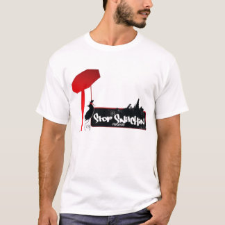 T-shirt Arrêt Snitchin - t blanc customisé