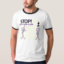 T-shirt ARRÊT ! tee - shirt
