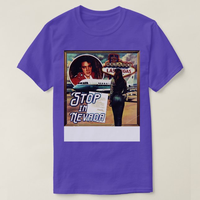 T-shirt Arrêter Au Nevada (Design devant)