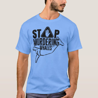 T-shirt Arrêter de tuer les baleines 1