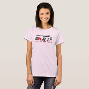 T-shirt Arrêter la guerre (mode clair) Femmes