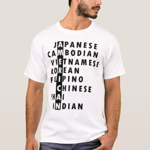 T-shirt Arrêter la haine des Asiatiques Les Asiatiques am